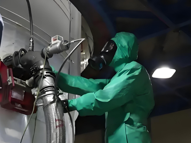 航天火箭燃料單推三DT-3加注現場